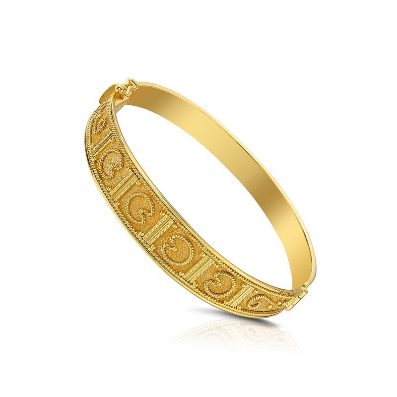 Damaskos Byzantine 18k Gold Detailed Bracelet