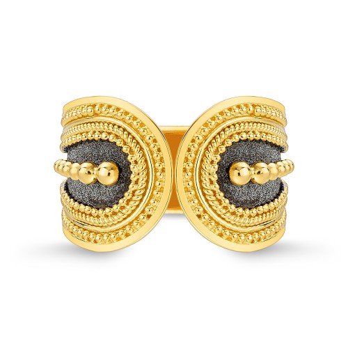 Damaskos Archaic 18K Gold Gold Ring