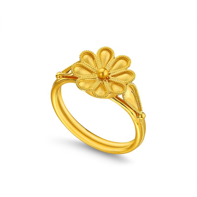 Damaskos Archaic 18K Gold Ring – 4,80g