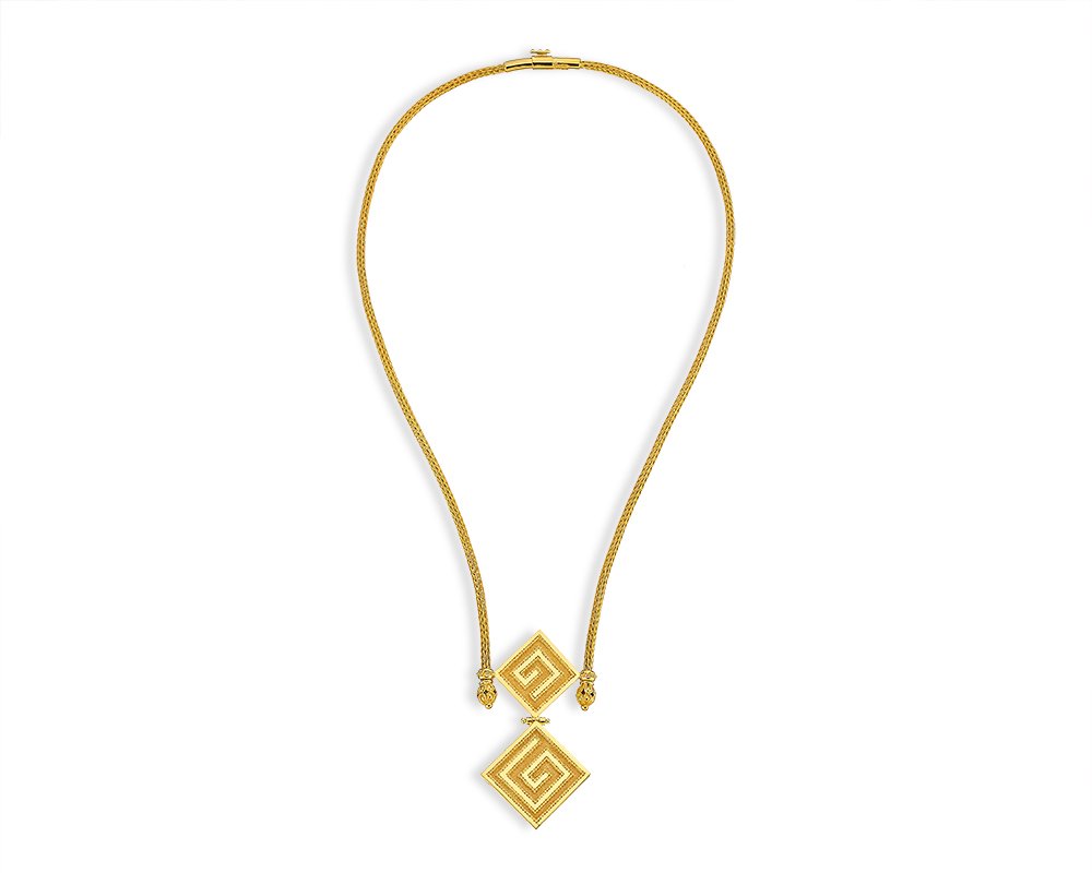 Damaskos Archaic 18K Gold Necklace – 37,90g
