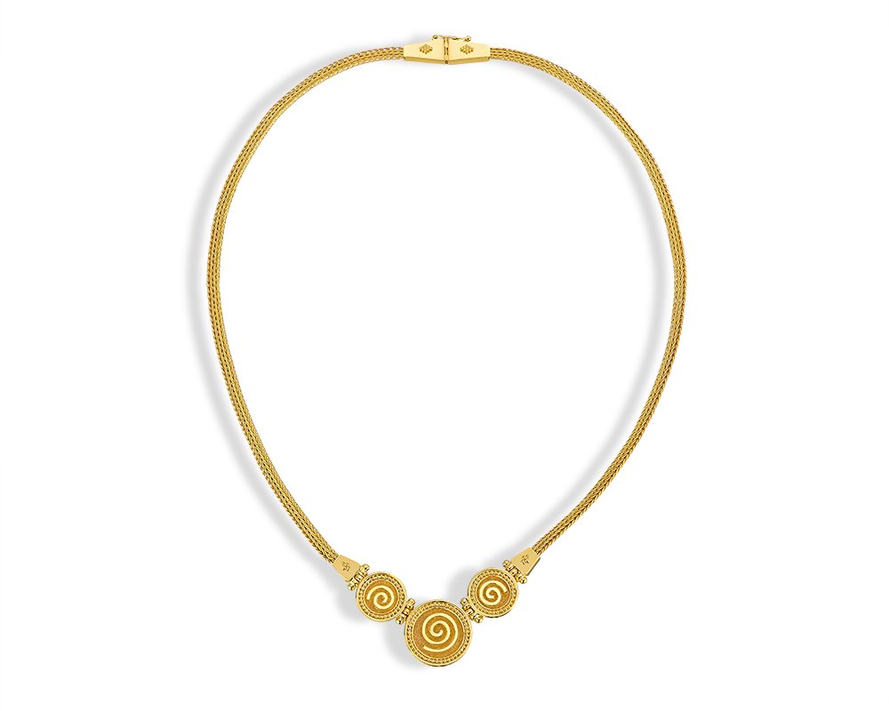 Damaskos Archaic 18K Gold Necklace – 31,30g